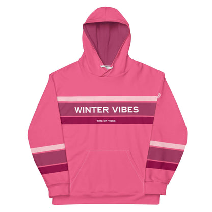 VIBES Premium Hoodie | WINTER (Pink) * Unisex - Time Of Vibes