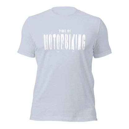 VIBES T-Shirt | MOTORBIKING (Hellblau/Weiß) * Unisex - Time Of Vibes