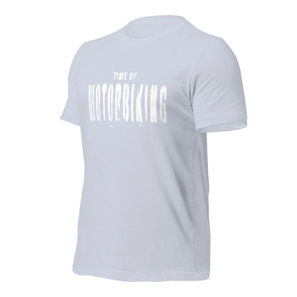 VIBES T-Shirt | MOTORBIKING (Hellblau/Weiß) * Unisex - Time Of Vibes