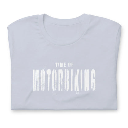 VIBES T-Shirt | MOTORBIKING (Hellblau/Weiß) * Unisex - Time Of Vibes
