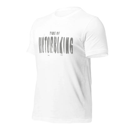 VIBES T-Shirt | MOTORBIKING (Weiß/Grau) * Unisex - Time Of Vibes