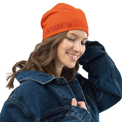 VIBES Beanie Unisex (Orange) - Time Of Vibes