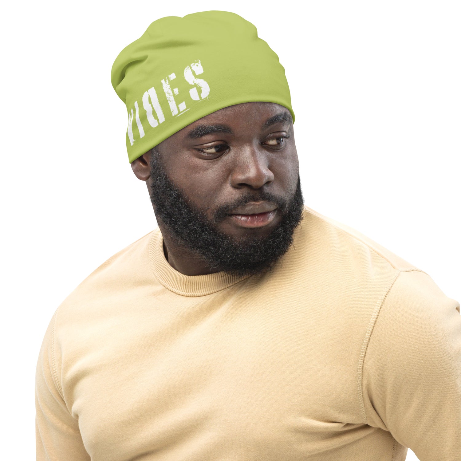 TOV Beanie | VIBES II (Grün/Weiß) * Unisex - Time Of Vibes