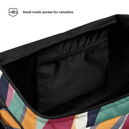Detailansicht einer Tasche mit kleinem Innentaschen-Reißverschluss für Wertsachen.