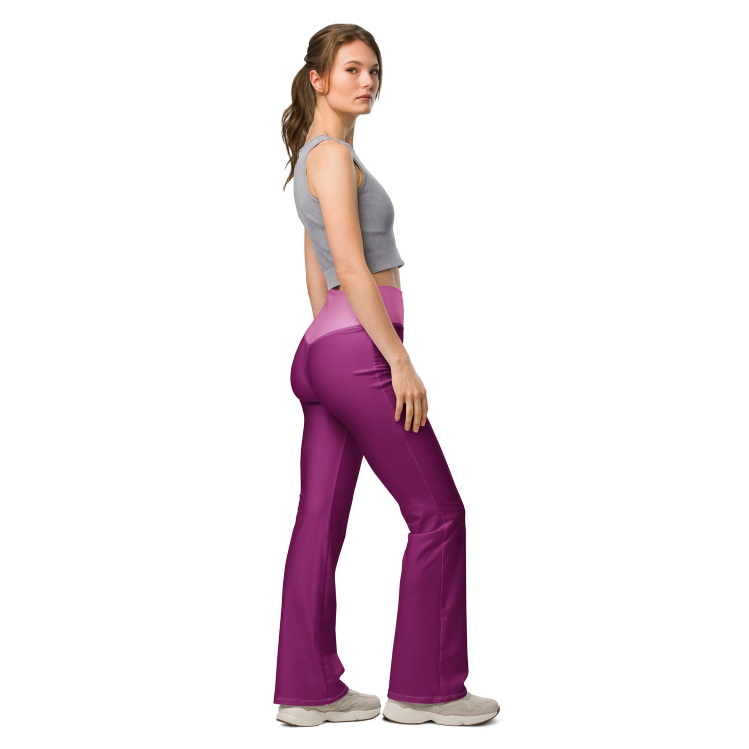 TOV Leggings mit Schlag | VIBES (Pink) - Time Of Vibes
