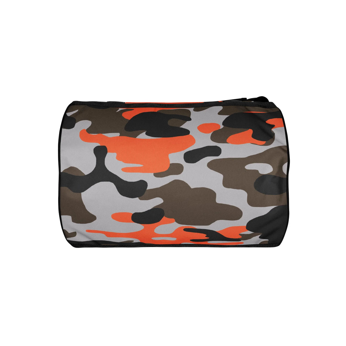 CREWILD Sporttasche mit modernem Camouflage-Muster in Grau, Braun und Orange