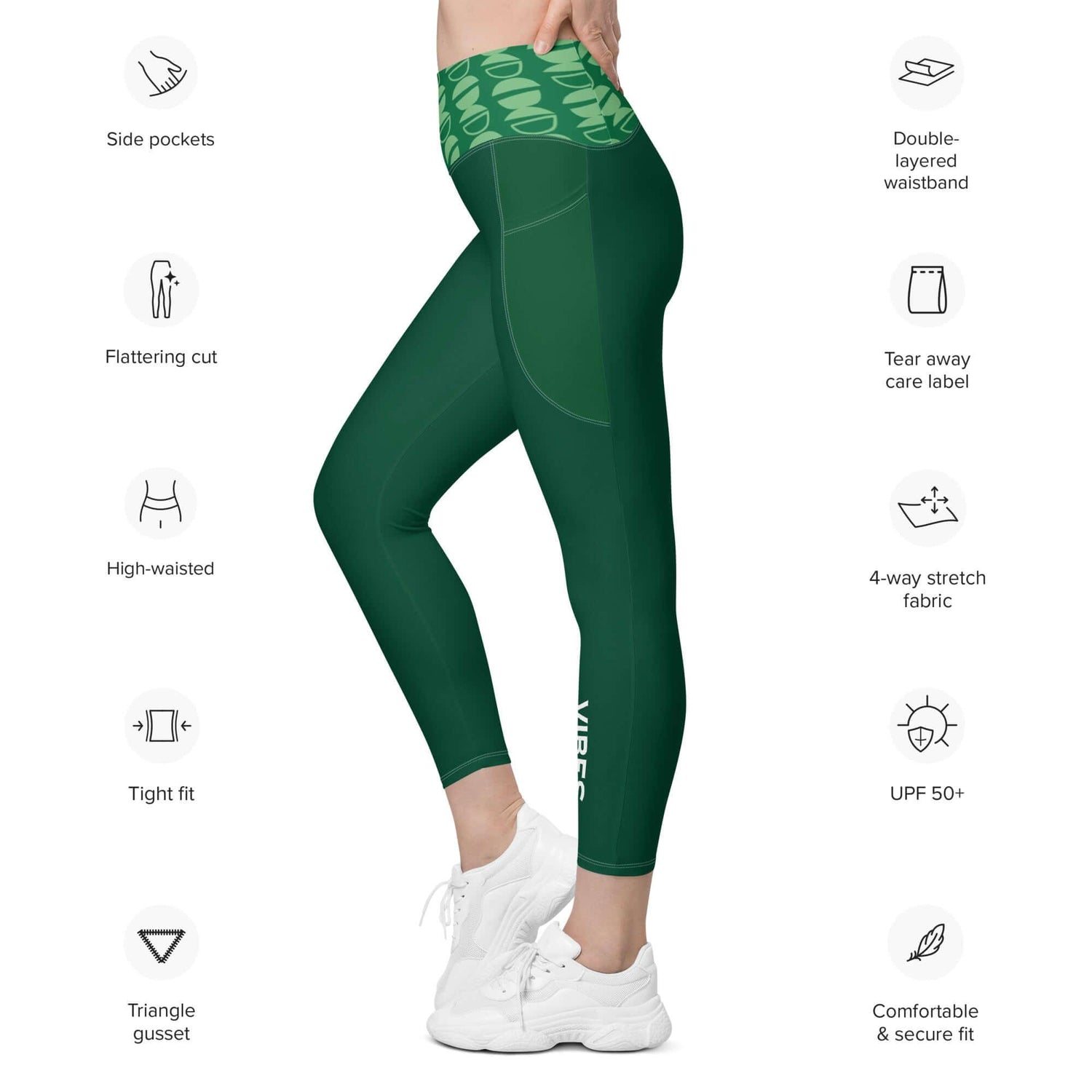 VIBES Leggings mit Taschen | HAPPY - Time Of Vibes