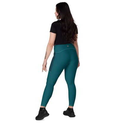 VIBES Leggings mit Taschen (Blau) - Time Of Vibes