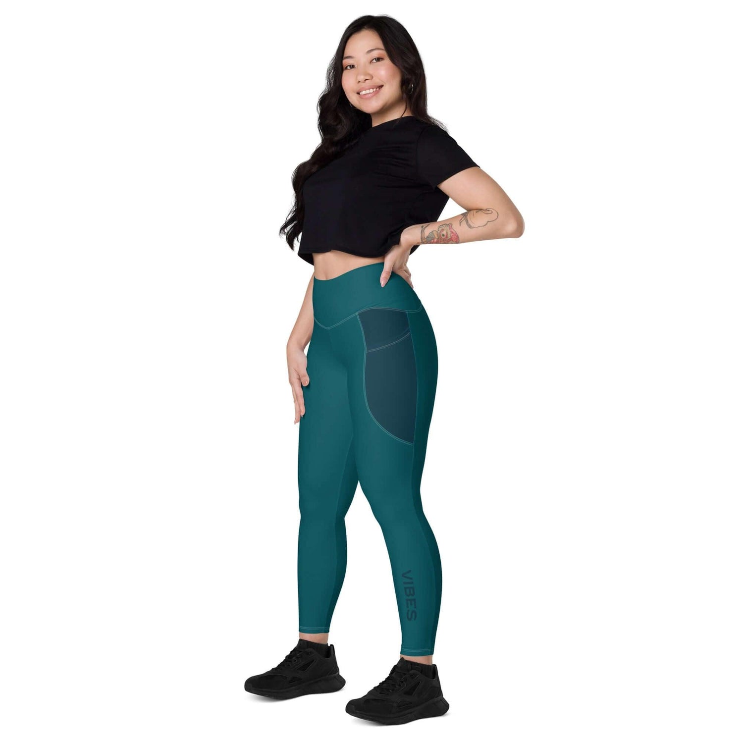 VIBES Leggings mit Taschen (Blau) - Time Of Vibes