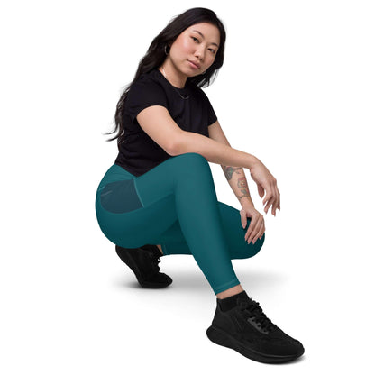 VIBES Leggings mit Taschen (Blau) - Time Of Vibes