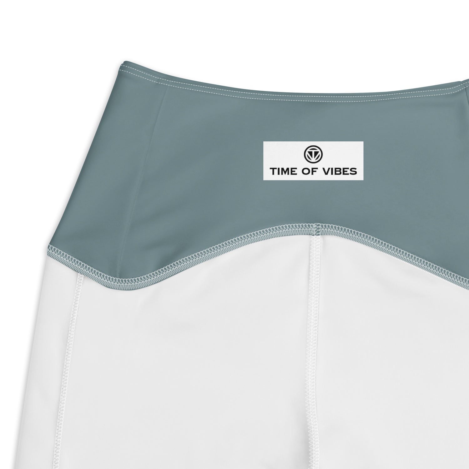 TOV Leggins mit Taschen (Graublau/Türkis) - Time Of Vibes