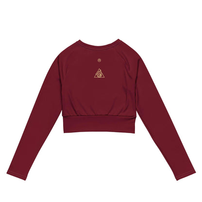 MAOB Langarm Crop Top | FEUER - Time Of Vibes