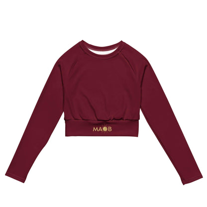 MAOB Langarm Crop Top | FEUER - Time Of Vibes