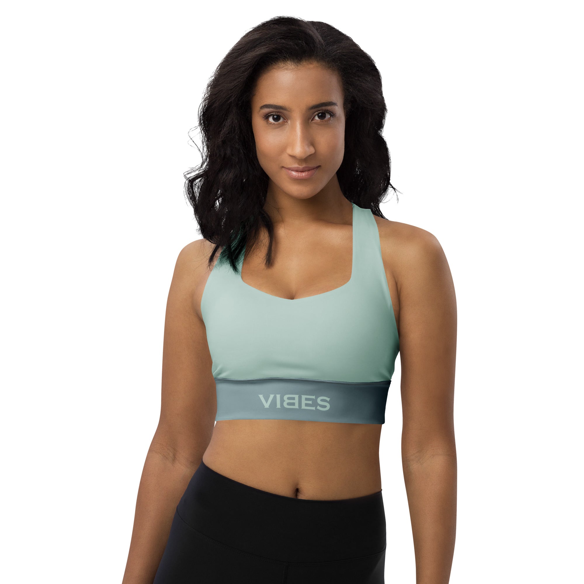 TOV Langer Sport-BH | VIBES (Graublau) - Time Of Vibes