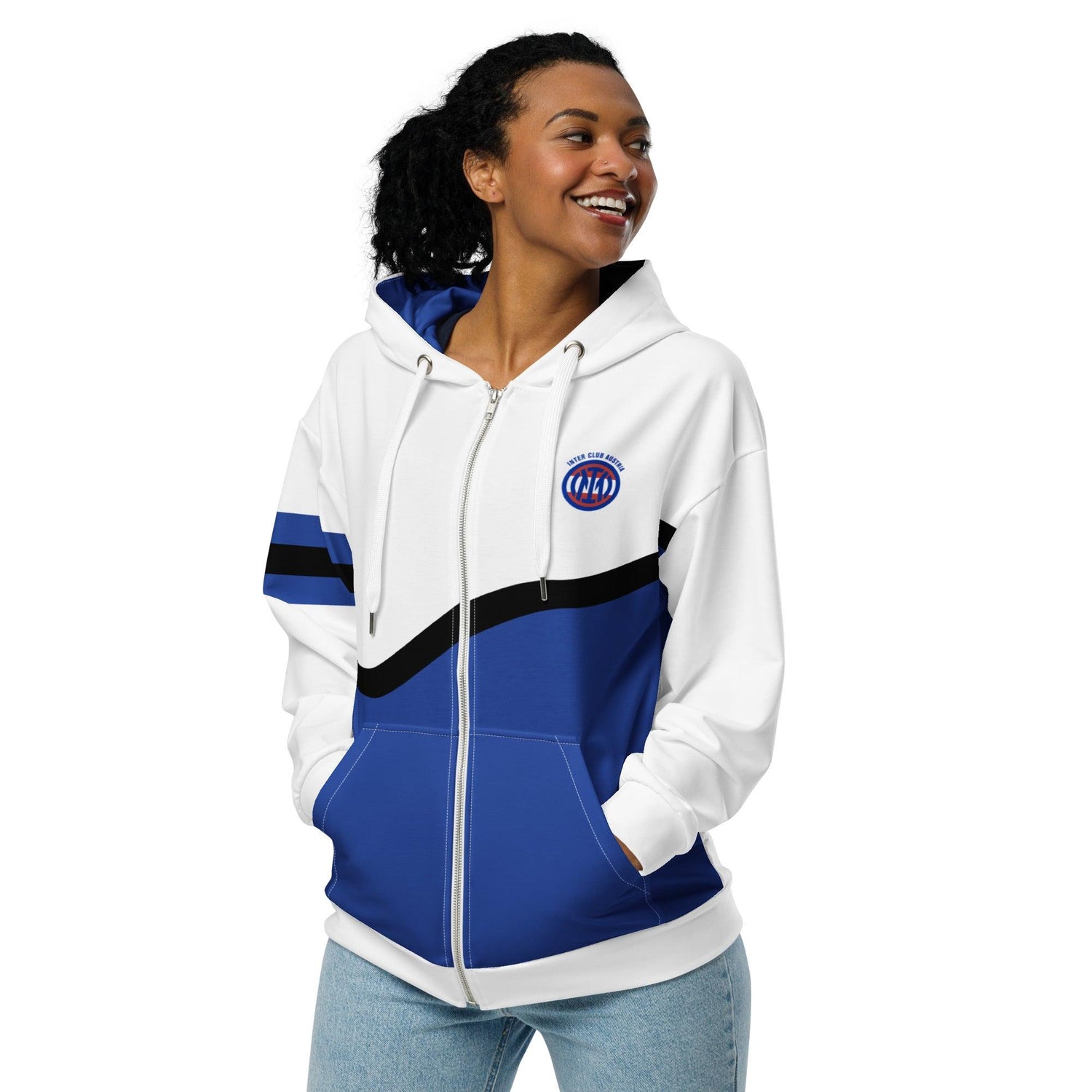 ICA Zip Hoodie Schriftzug * unisex - Time Of Vibes