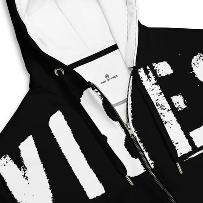 TOV Zip-Hoodie | VIBES II (Schwarz) * Unisex - Time Of Vibes
