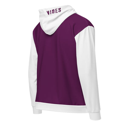 TOV Zip-Hoodie | VIBES II (Lila/Weiß) * Unisex - Time Of Vibes