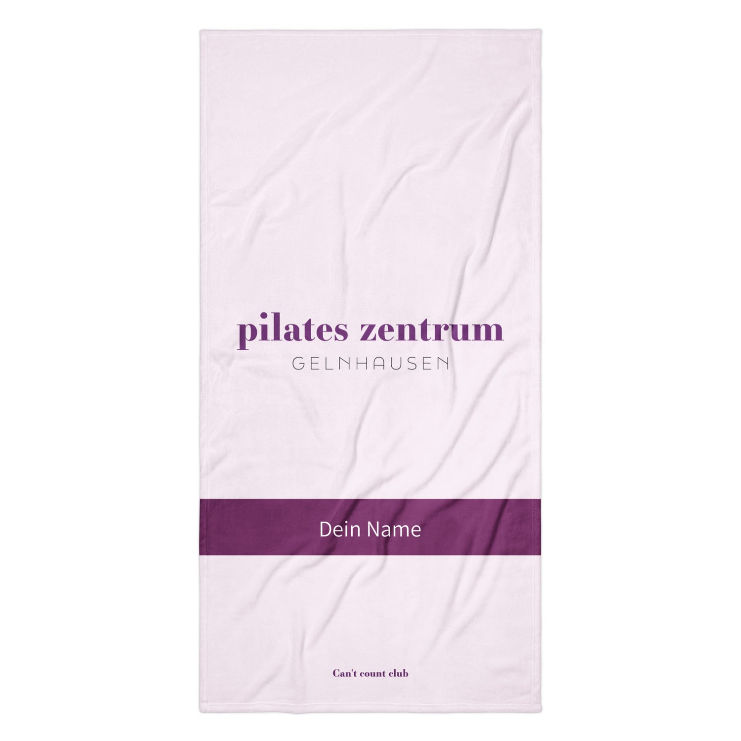 PILATES ZENTRUM Handtuch (zwei Größen) Inklusive Personalisierung! - Time Of Vibes
