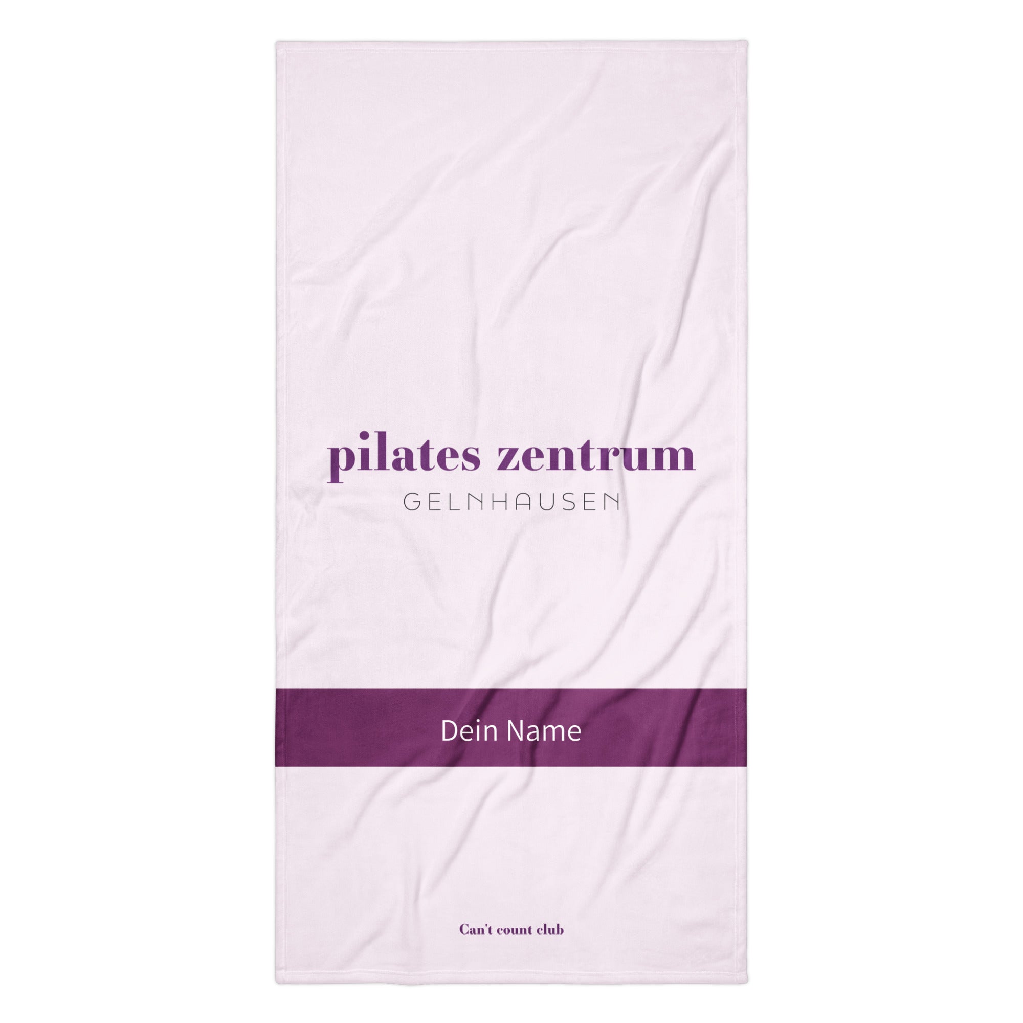 PILATES ZENTRUM Handtuch (zwei Größen) Inklusive Personalisierung! - Time Of Vibes