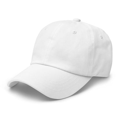 Weiße CREWILD Baseball Cap für Herren und Damen in klassischem Design