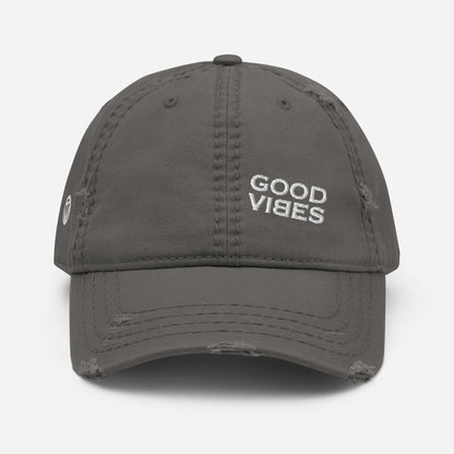 VIBES Baseball Mütze im Used-Look (Grau) - Time Of Vibes