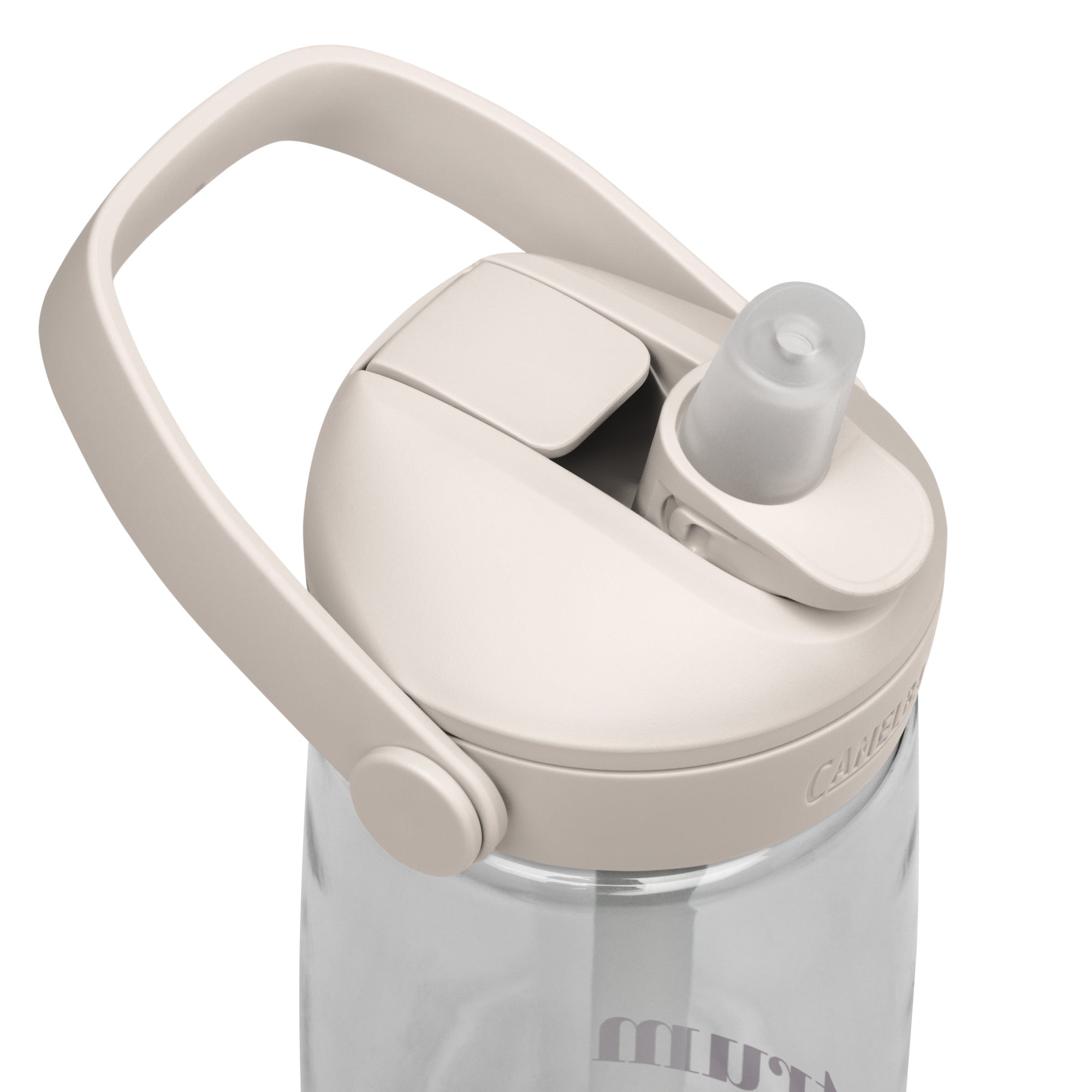 PILATES ZENTRUM Wasserflasche mit umklappbarem Trinkhalm - Time Of Vibes