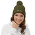 VIBES Bommel-Beanie Unisex | GOOD (Grün) - Time Of Vibes
