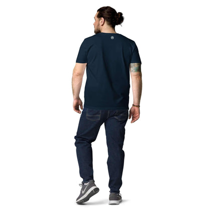VIBES Bio-Baumwoll T-Shirt Herren | CURVE (Dunkelblau) - Time Of Vibes