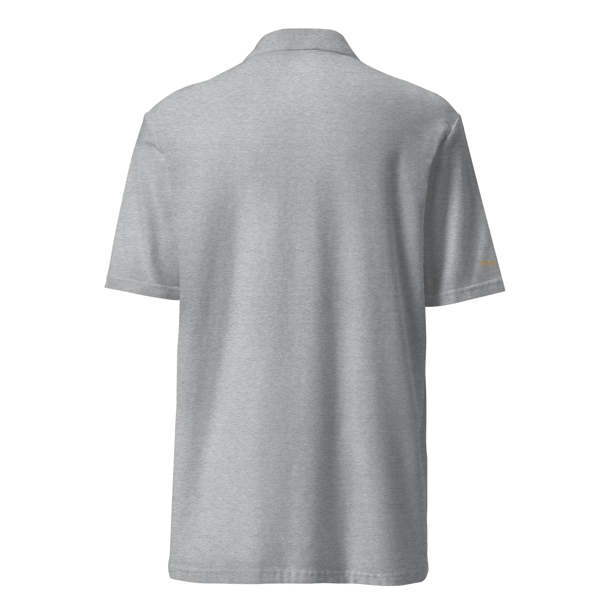 Unisex Piqué-Poloshirt (Grau) - Time Of Vibes