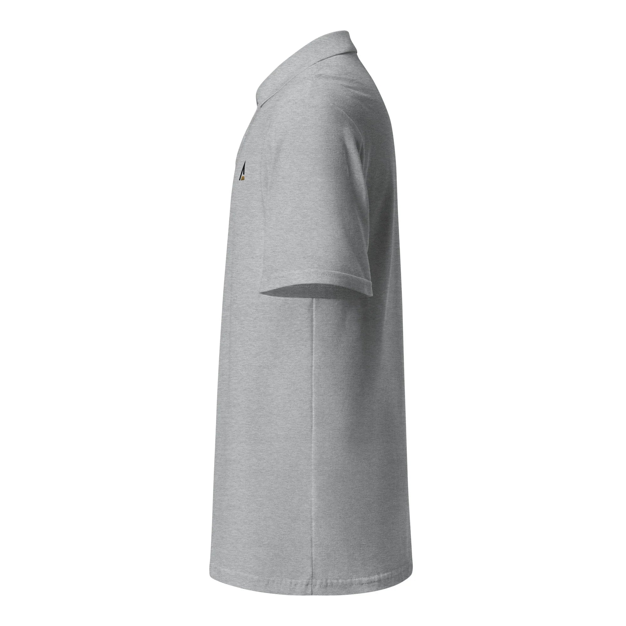 Unisex Piqué-Poloshirt (Grau) - Time Of Vibes