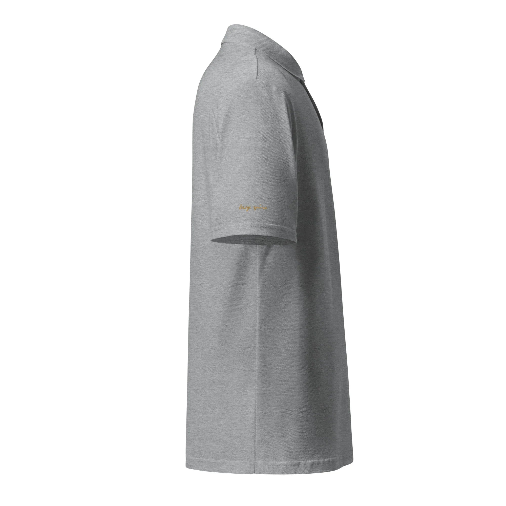 Unisex Piqué-Poloshirt (Grau) - Time Of Vibes