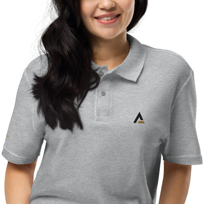 Unisex Piqué-Poloshirt (Grau) - Time Of Vibes