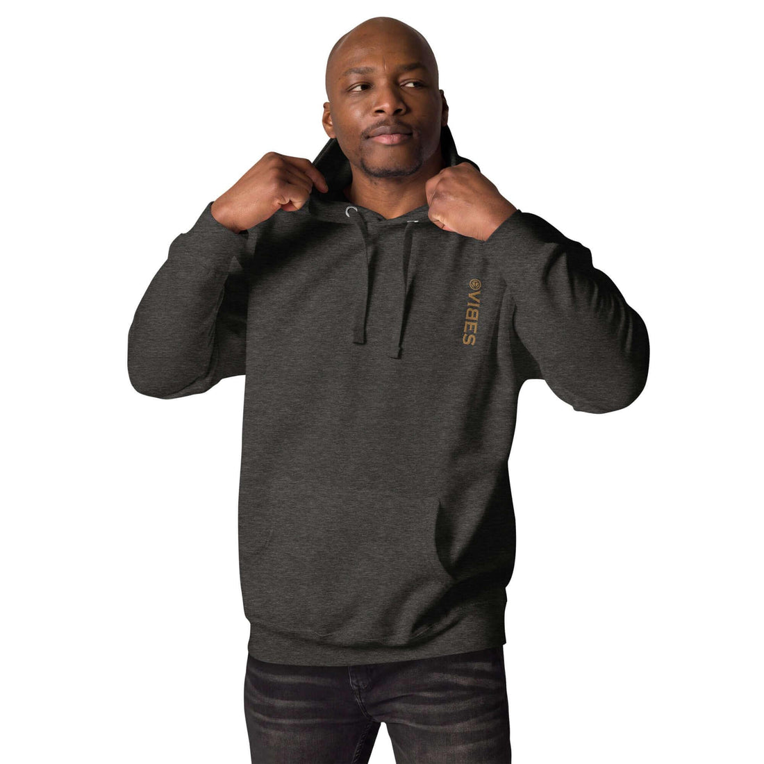 VIBES Hoodie | Upside (Grau/Gold) * Unisex - Time Of Vibes