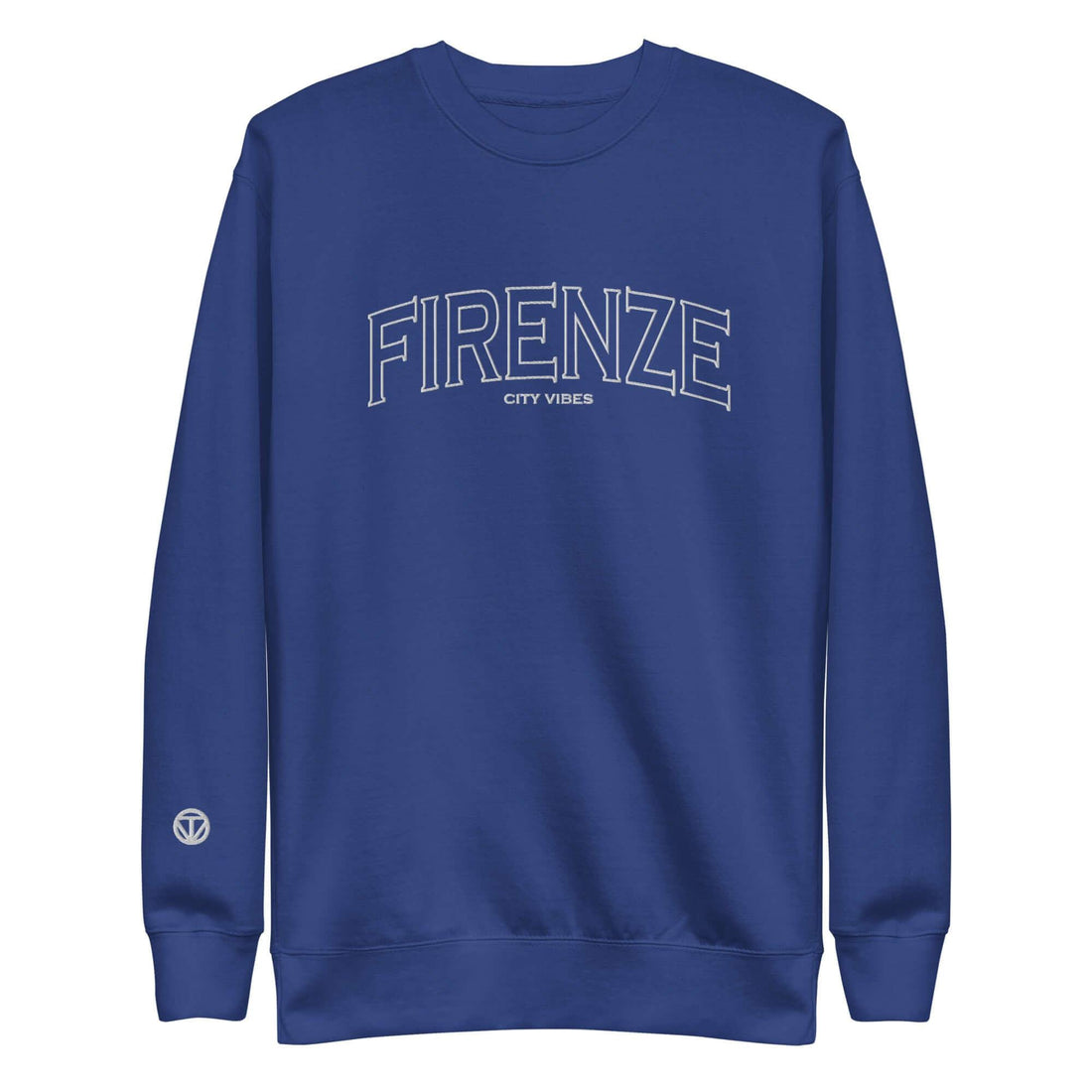 Blauer Unisex Sweatshirt mit Aufdruck &