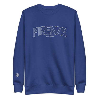 Blauer Unisex Sweatshirt mit Aufdruck &
