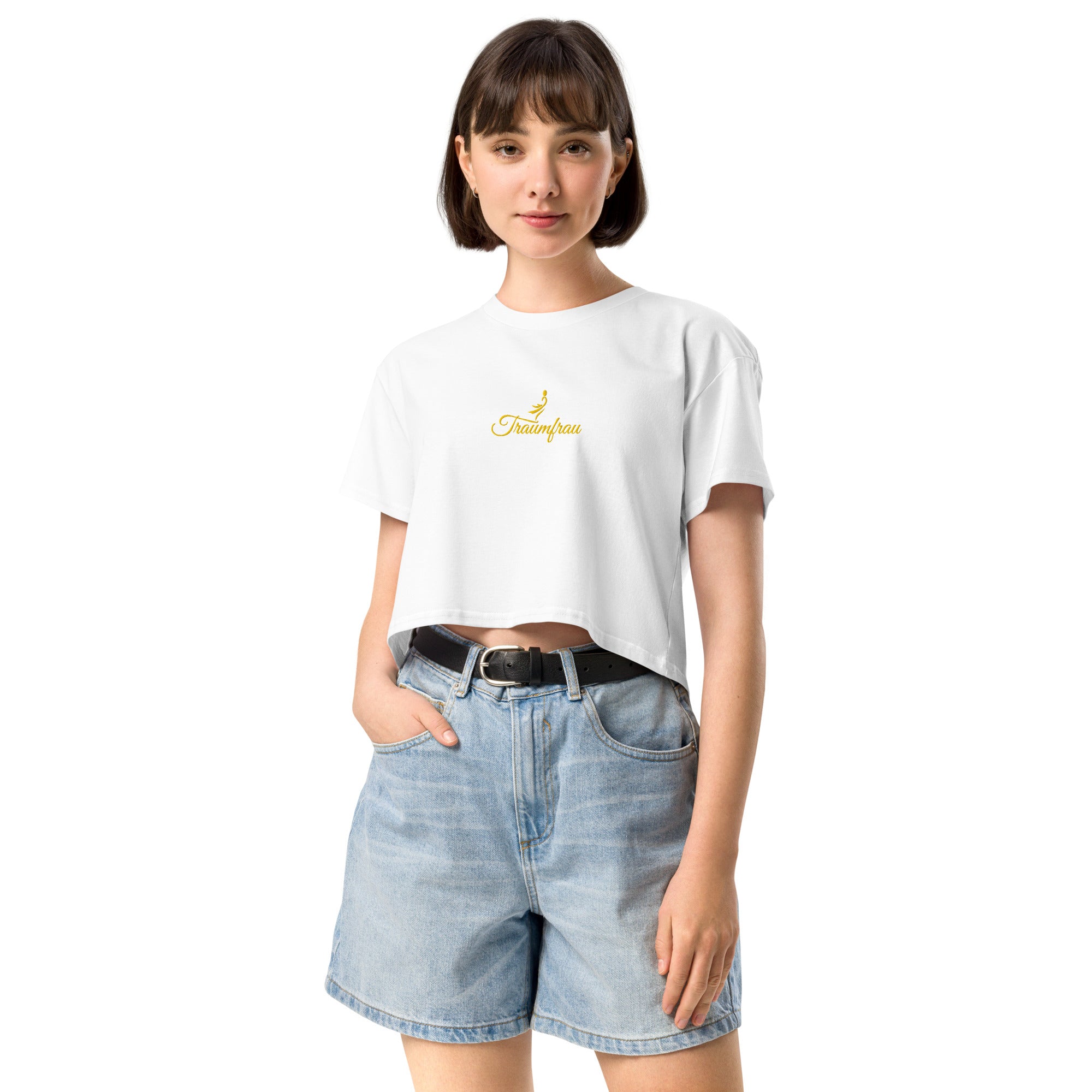 TOV Crop-Top T-Shirt | TRAUMFRAU (zwei Farben) - Time Of Vibes