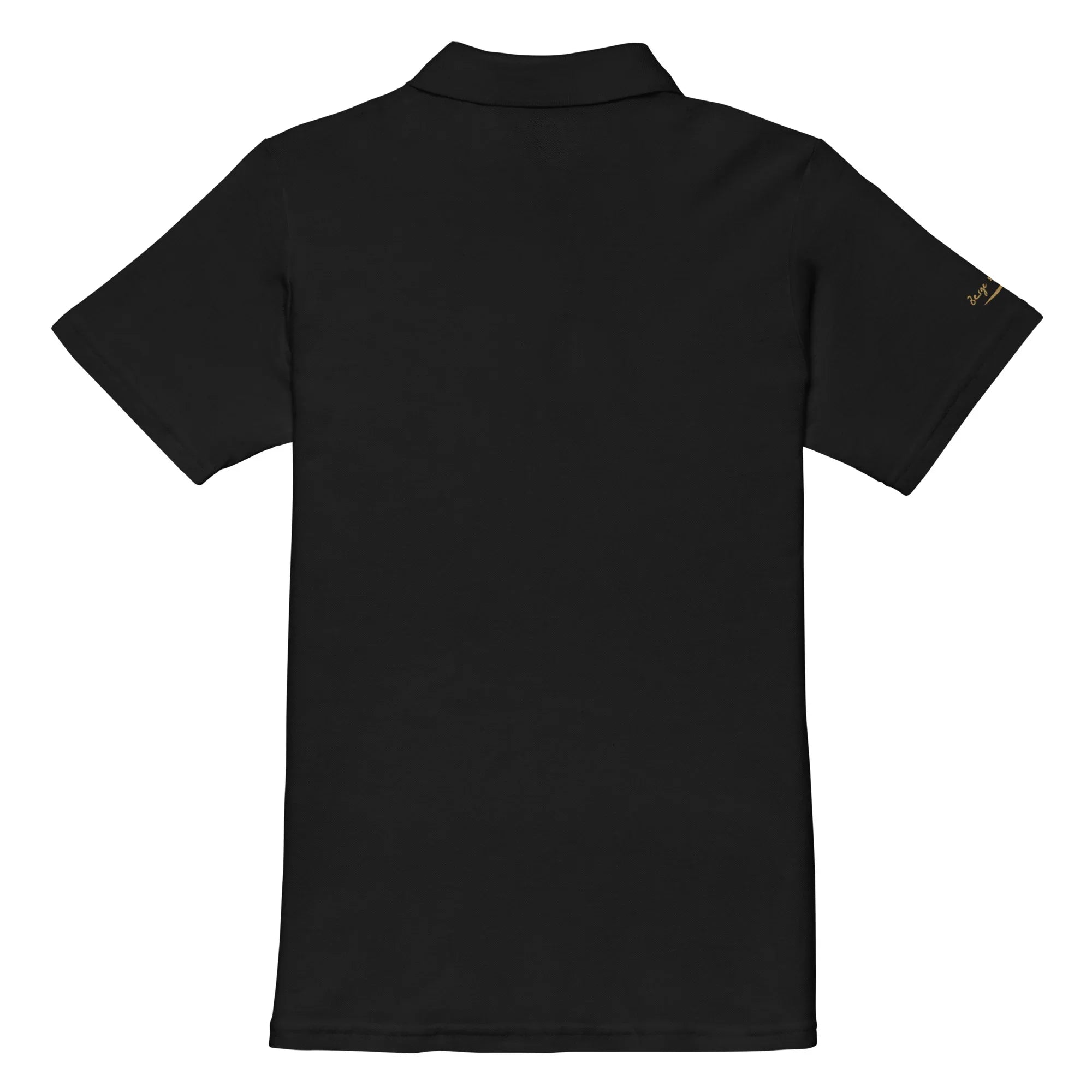 Piqué-Poloshirt für Damen (Schwarz) - Time Of Vibes