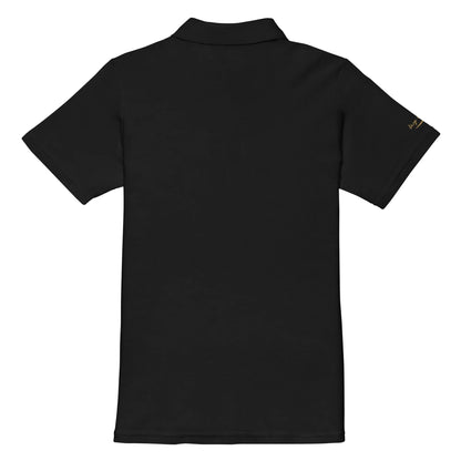 Piqué-Poloshirt für Damen (Schwarz) - Time Of Vibes