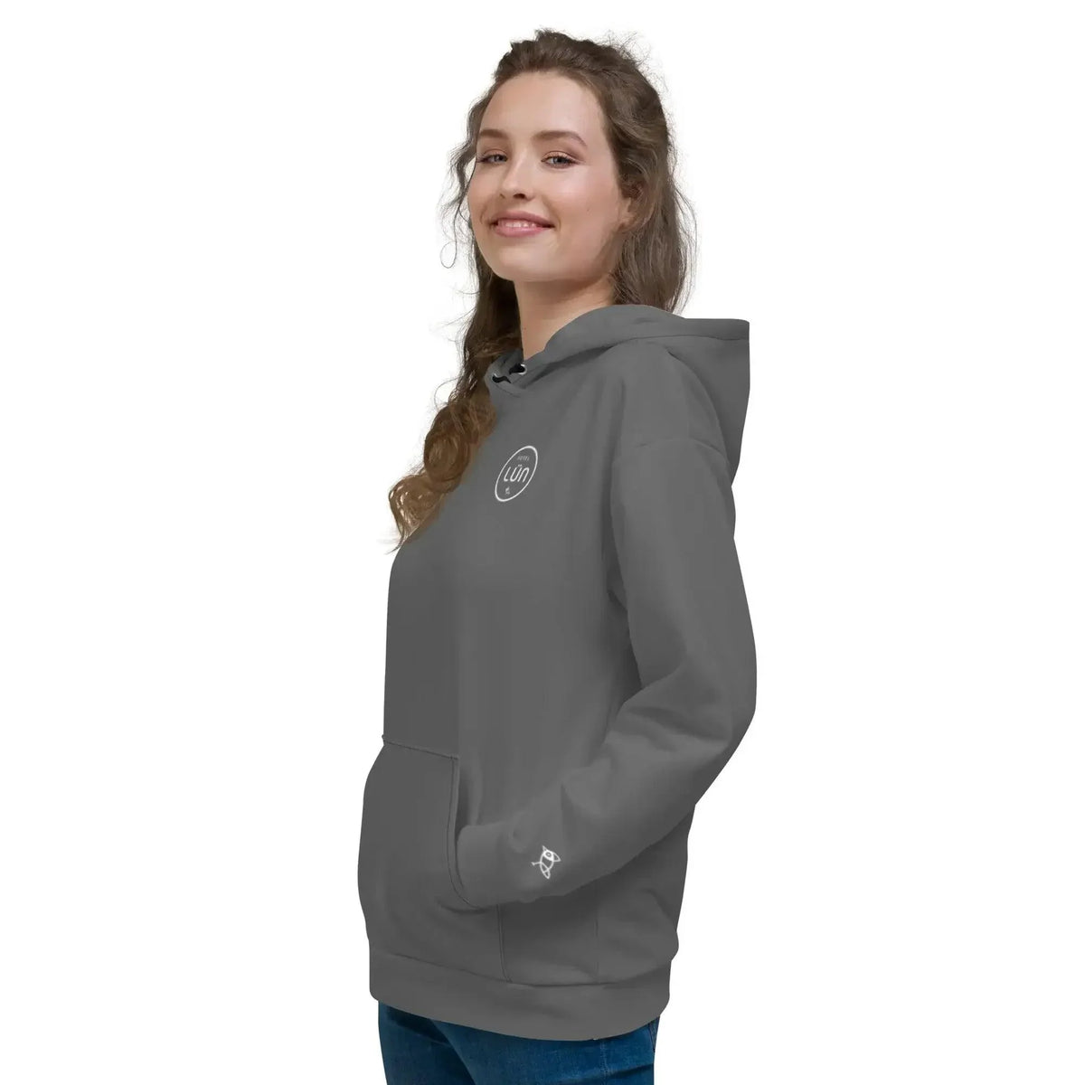 HOTEL LÜN Hoodie (Grau-Grau-Schwarz) - Time Of Vibes