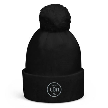 HOTEL LÜN Bommel-Beanie (Schwarz) - Time Of Vibes