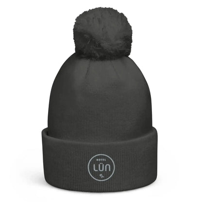 HOTEL LÜN Bommel-Beanie (Grau) - Time Of Vibes
