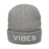 VIBES Beanie - Strickmütze Unisex (Grau/Grau) - Time Of Vibes