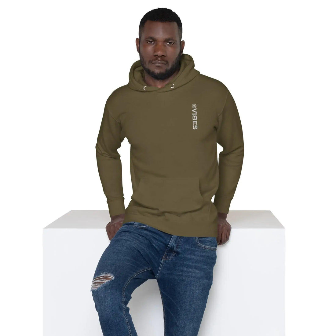 VIBES Hoodie | Upside (Grün/Weiß) * Unisex - Time Of Vibes