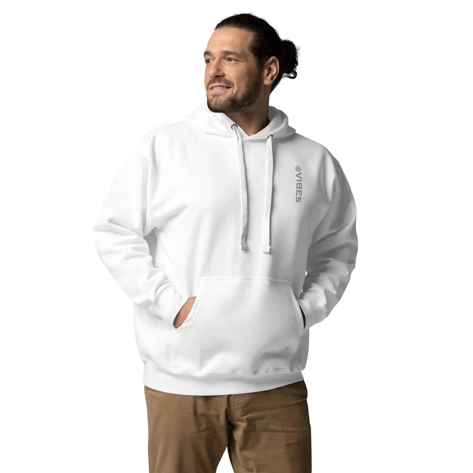 VIBES Hoodie | Upside (Weiß/Grau) * Unisex - Time Of Vibes