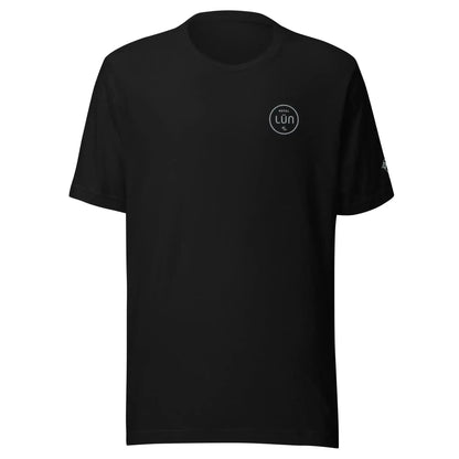 HOTEL LÜN T-Shirt Bestickt Unisex (Schwarz) - Time Of Vibes