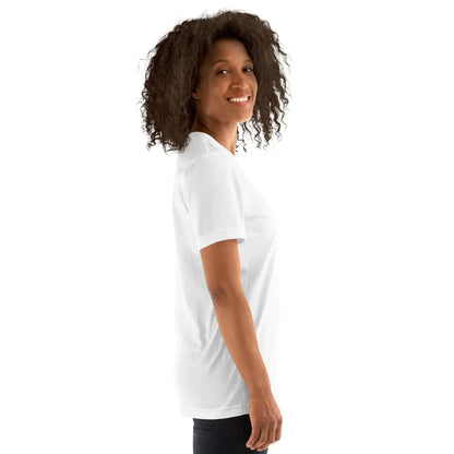 HOTEL LÜN Unisex-T-Shirt Bestickt (Weiß) - Time Of Vibes